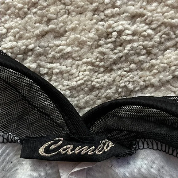 Cameo Black and Leopard Print Dress - Picture 2 of 3